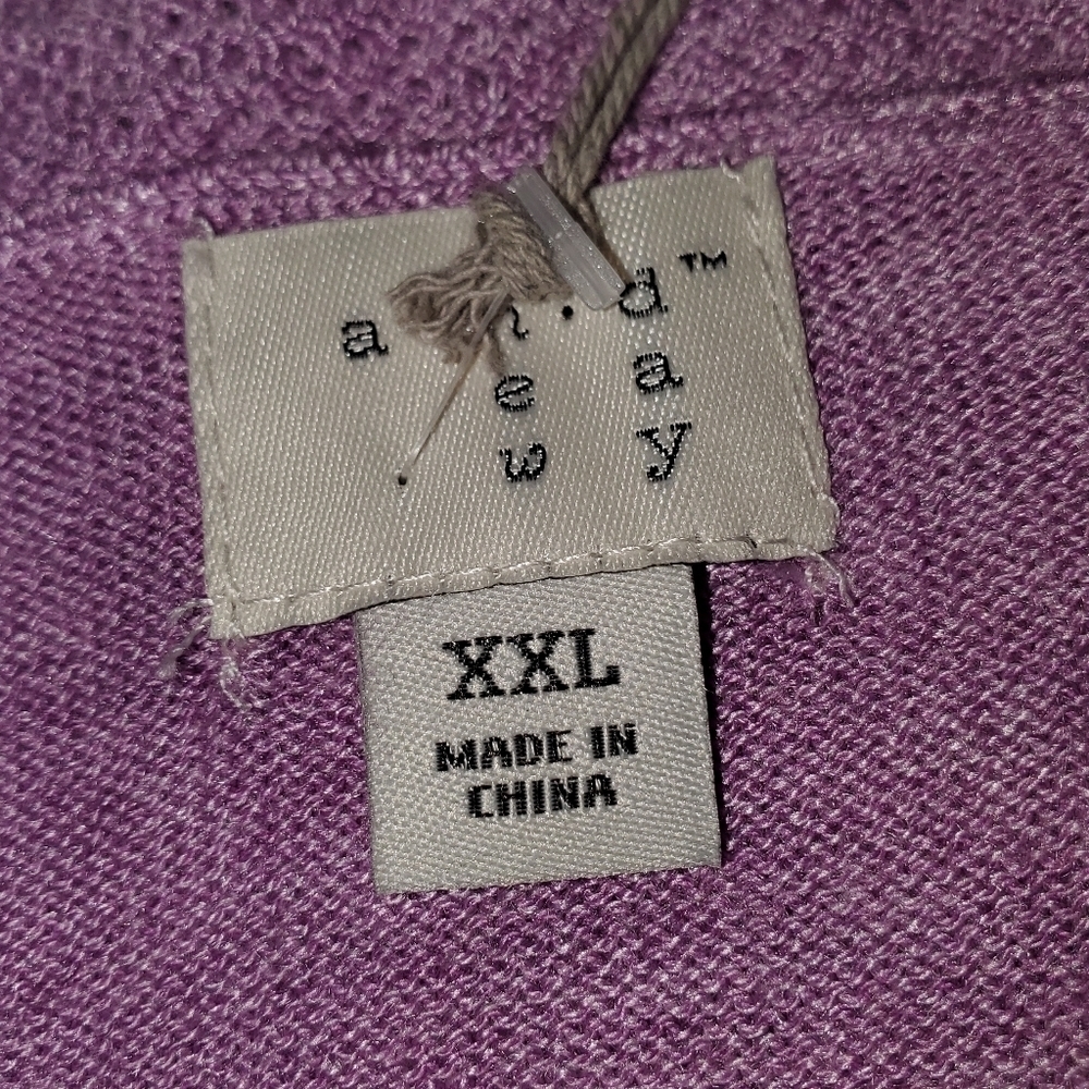 Soft Light Lavender Sweater 2XL+ NWT - Picture 2 of 8